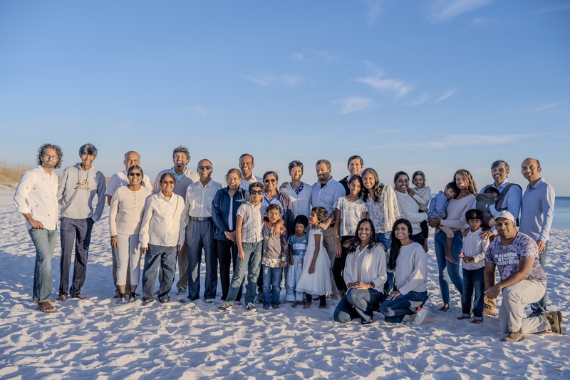 Extended Family Portrait at Seagrove Beach, Florida